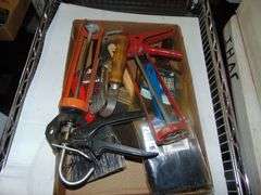 Misc. Grouping Paint Brushes, Calking Gun, Etc.