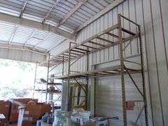 Three Sections of Pallet Racking