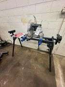 Delta Shopmaster 10" Miter Saw w/ Miter Saw Stand Set w/ Additional Diablo 12" Diamond Saw Blade