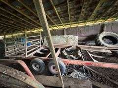 Hay Trailer | Dual Axel | 5-Bail Cradle Form (Round)