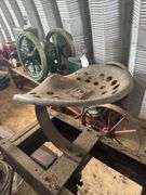 1921 International Harvester Model M 6 HP Hit and Miss Engine | Wheeled Cart w/ Seat