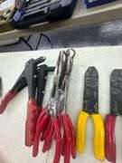Assorted Longnose Specialty Pliers, Wire Crimper/Strippers & Rivet Guns