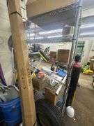 Wire Storage Racks w/ Contents