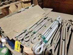 Grouping of 3/4" x 12" and 7/8" x 12" Turnbuckles