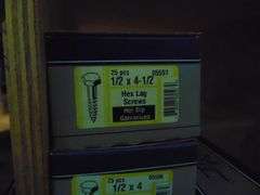 Misc. Galv. Lag Bolts 14 Boxes