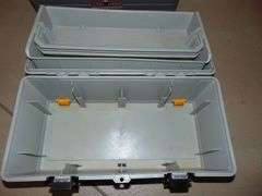 Two Empty Tool Boxes