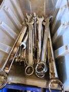 Four Trays of Assorted Combination Wrenches