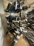 Black Rolling Rear End Rack (Holds 16)