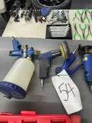 Lot of Air Powered Hand Tools