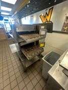 2-Tier CTI Lincoln Impinger Oven on Rolling Stand