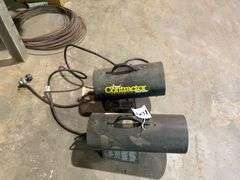 Two LP Gas Contractor Heaters