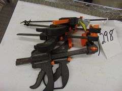 Five Car Clamps