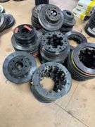 Large Grouping of Used Rotors Some with Brake Hats