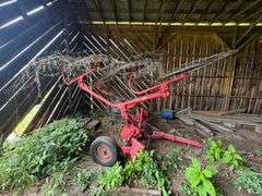 Tow-Behind V-Style Wheel Hay Rake