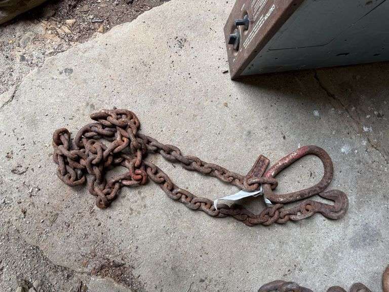 6' Chain with 1 Hook and D Ring