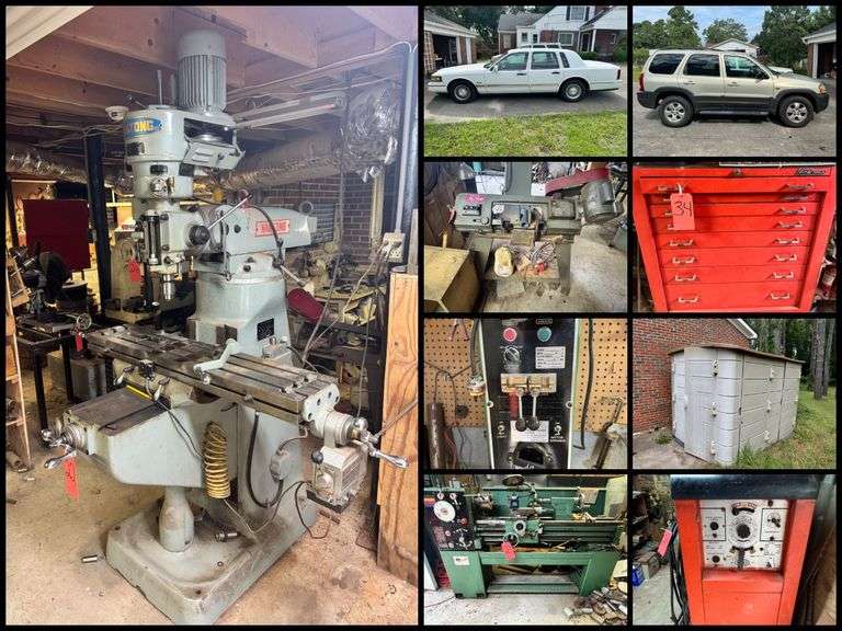 Cars, Furniture, Household Items, Metal Working Machinery & Tools