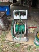Garden Hose Reel and Pump Sprayer