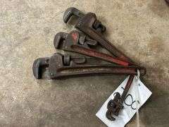 Four Pipe Wrenches