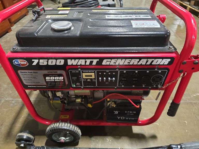 All-Power 7500 Watt Generator