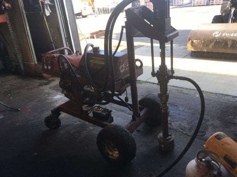 HJ4518 Cold Process Spray Unit with Bulit-in Hydraulic Lift with owner’s Manual