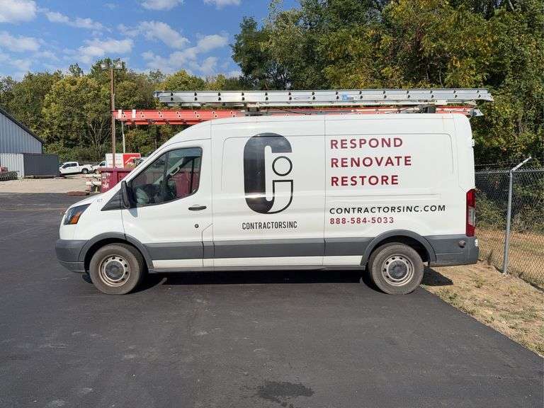 2018  FORD  Transit 2018 Ford Transit 250 Van Medium Roof w/Sliding Side Door w/LWB Van 3D V6 3.7L engine RWD