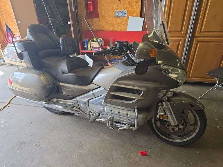 2008 Honda GL1800 Goldwing Motorcycle VIN#1HFSC47H38A702232