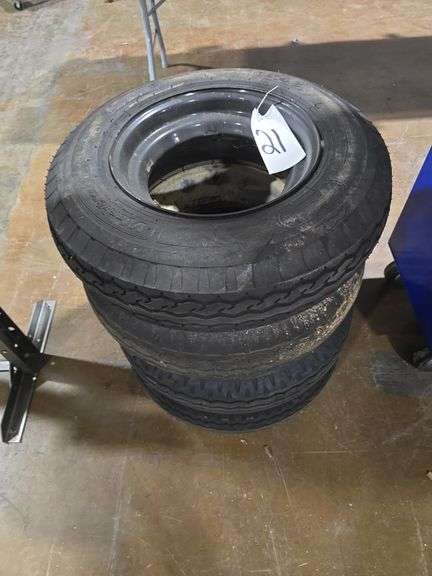 Four 8-14.5 Mobile Home Tires