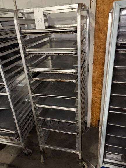 Alexander industries Pass Through Mobile Tray Rack & Trays