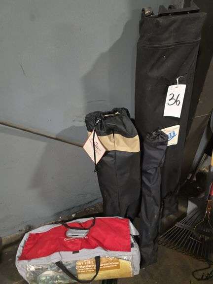 Two Tents and Folding Chairs