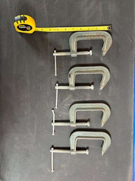 Lot of Craftsman C-clamps