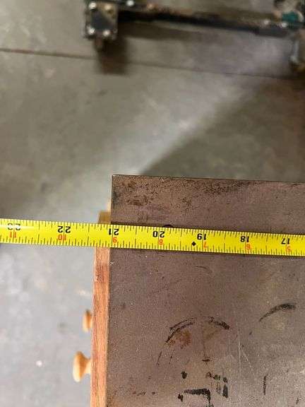 Work Table with Metal Top and Vice