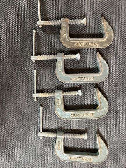 Lot of Craftsman C-Clamps