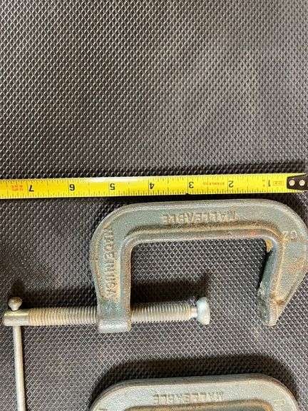 Lot of Craftsman C-clamps
