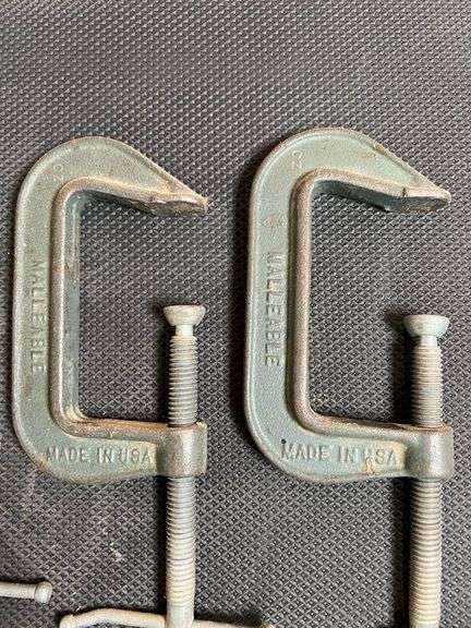 Lot of Craftsman C-clamps