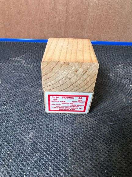 Steel Number Punch Set