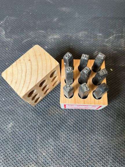 Steel Number Punch Set