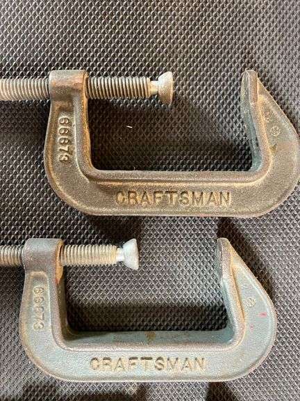 Lot of Craftsman C-Clamps