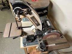 Combo Table Delta Spindle Sander & Wilton Belt/Disk Sander