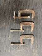 Lot of small C-clamps