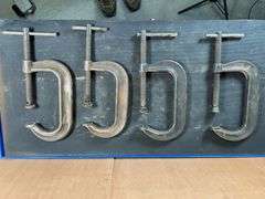 Lot of LARGE C-Clamps
