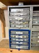 Parts Cabinets with Contents