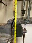 Work Table with Metal Top and Vice