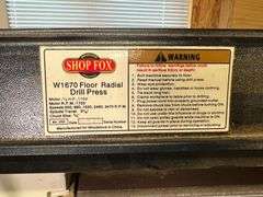 Shop Fox Floor Radial Drill Press