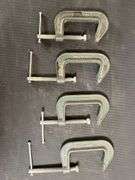 Lot of Craftsman C-Clamps