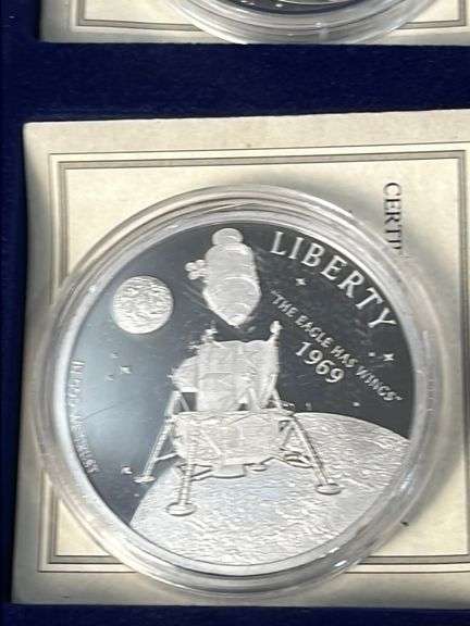 2018 American Mint Moon-Landing Mission Coin Collection Lot of 6