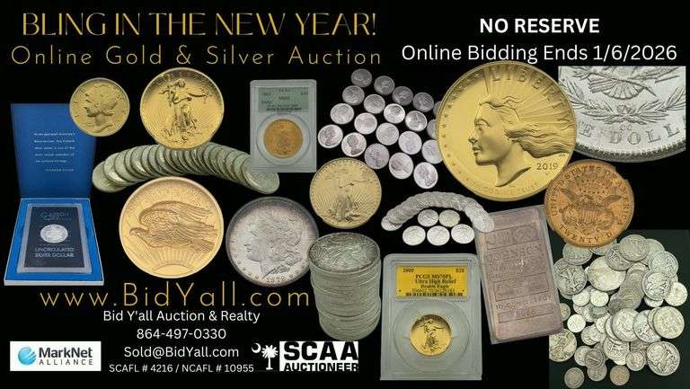 BLING in the New Year: Gold & Silver Coin Auction image