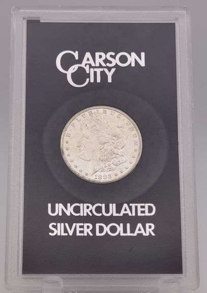 1883 Carson City GSA Uncirculated Silver Dollar image