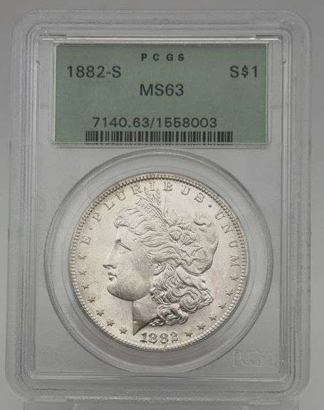 1882-S Morgan Silver Dollar PCGS MS63 image