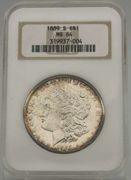 1889-S Morgan Silver Dollar NGC MS 64 image