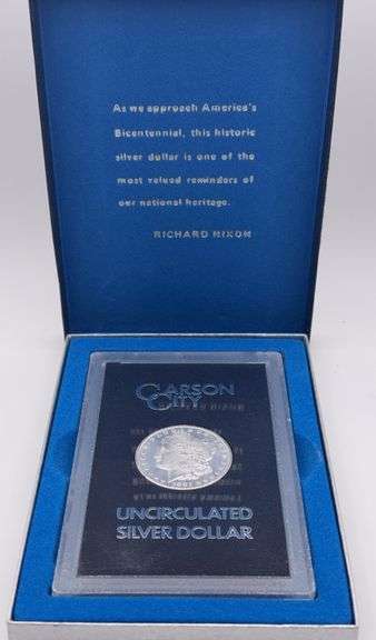 Carson City 1881 Uncirculated Silver Dollar GSA Original Packaging image
